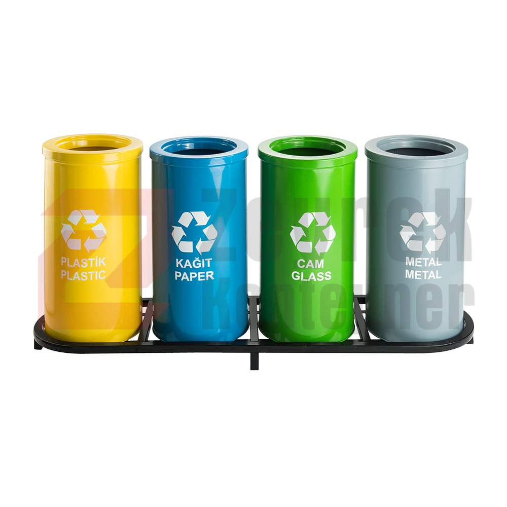Boyalı Sıfır Atık Geri Dönüşüm Standı - 1009A