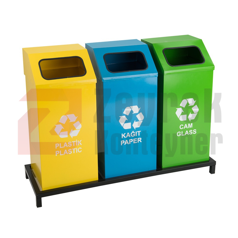 Boyalı Sıfır Atık Geri Dönüşüm Standı - 1017B