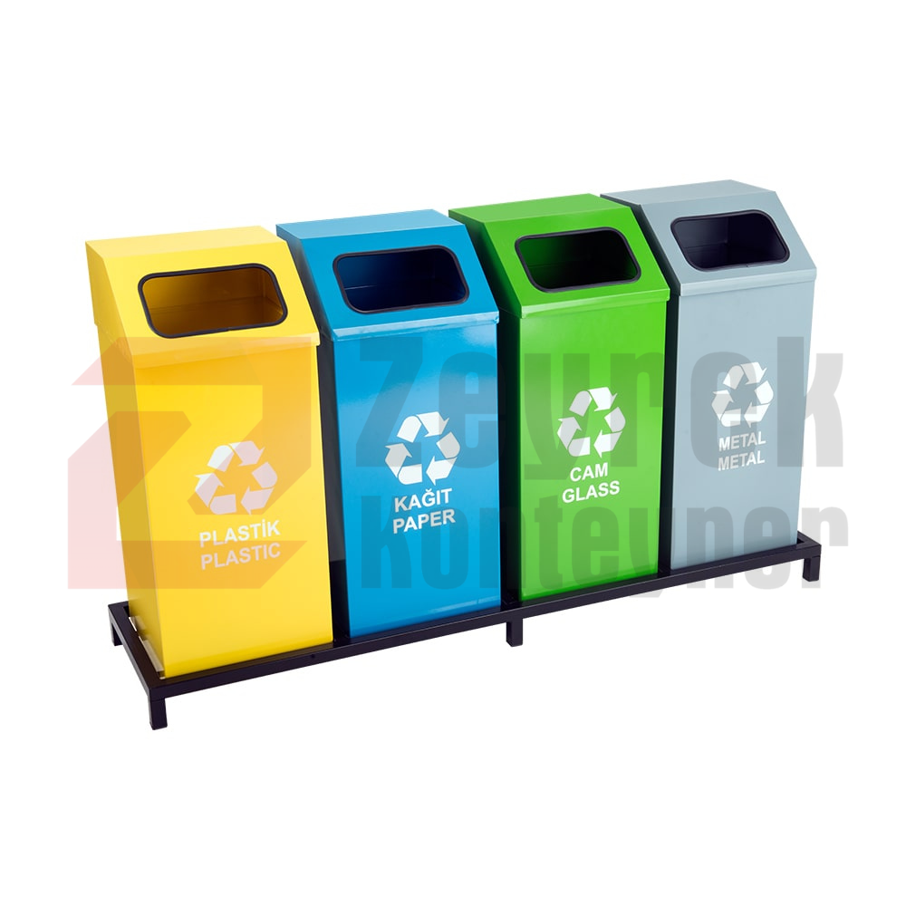 Boyalı Sıfır Atık Geri Dönüşüm Standı - 1017A