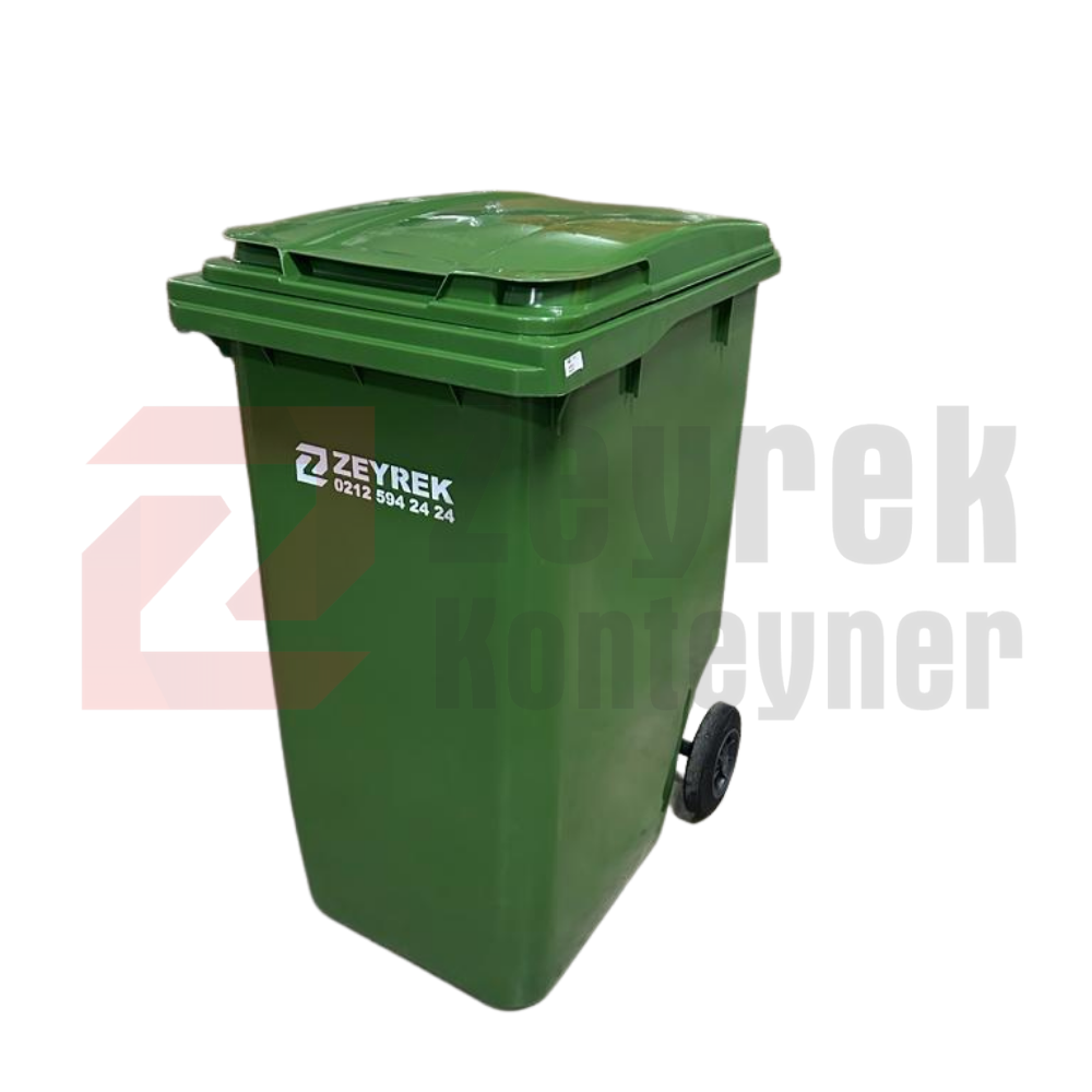 360 Litre Plastik Çöp Konteyneri